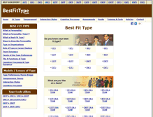 Tablet Screenshot of bestfittype.com